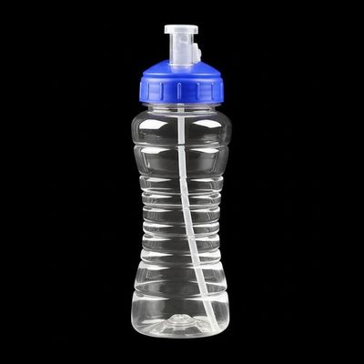 Botellas deportivas de plástico personalizadas en forma redonda para equipos deportivos