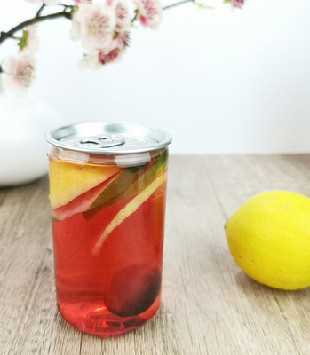 la soda reutilizable del claro 210ml puede las latas de bebida cilíndricas