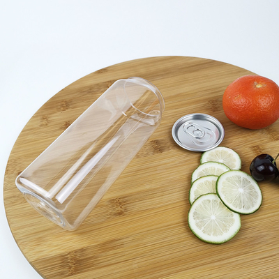 Tarros plásticos de los envases del plástico transparente de la botella de agua del cuadrado del PLA de la categoría alimenticia