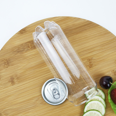 El envase de comida plástico de 0,5 litros sacude los envases del ANIMAL DOMÉSTICO del plástico transparente con las tapas de la poder