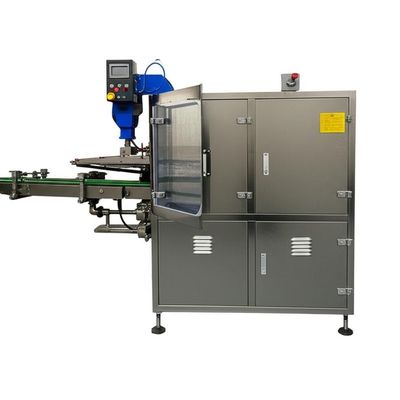 Máquina automática de cierre de latas con capacidad para una lata, para formar cierres herméticos y producción