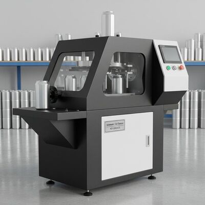 Adecuado para latas de aluminio, máquina cerradora automática, costura en blanco y negro, sin fugas, compatible con latas de plástico PET, duradero