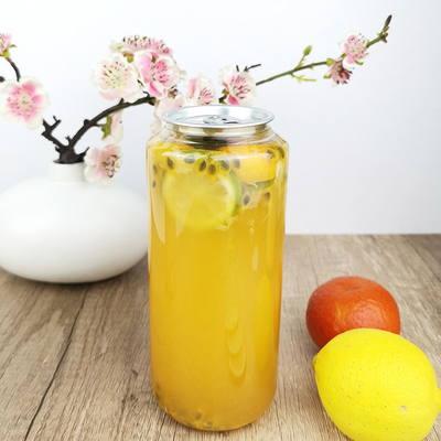 El envase del plástico transparente de la categoría alimenticia de las bebidas 700ml embotella con las tapas de la poder