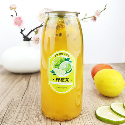 Categoría alimenticia rápida de las tapas de la botella de agua reutilizable del claro del té 650ml