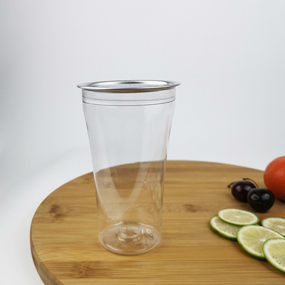 Envases de bebidas del claro del jugo 400ml del agua con las tapas rápidas