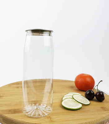 las botellas vacías plásticas del envase 500ml florecen las sales de baño inferiores del caramelo