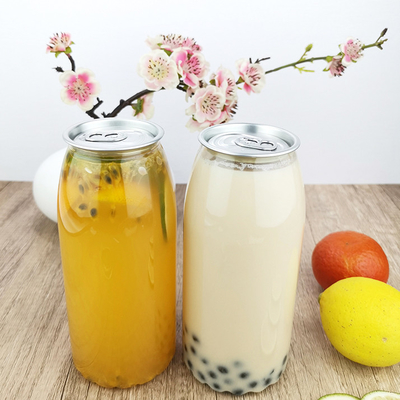 650ml ACARICIAN las botellas plásticas con la categoría alimenticia clara de las botellas de agua de las tapas rápidas