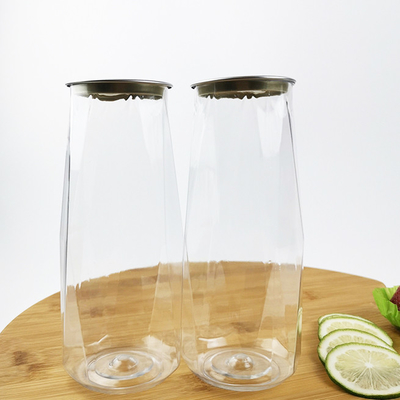 Latas del almacenamiento de la comida de la mercancía seca 0.5L con la categoría alimenticia rápida de las tapas