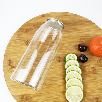 las botellas del plástico transparente 1000ml con la cubierta fácil del tirón secaron el jarabe de las preparaciones de las nueces de las frutas