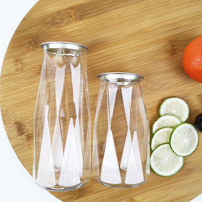 Aceites esenciales de las sales de baño de la botella 380ml del envase de alimento para animales de Diamond Shape