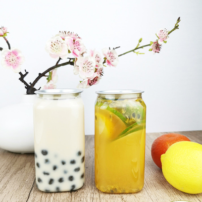 Abierto fácil de las bebidas 0.35L conserva los envases de alimento para animales cuadrados con la cubierta fácil del tirón