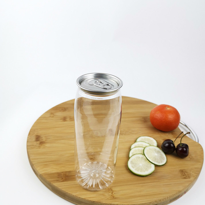 Botellas de agua del PLA de 0,5 litros con los jugos planchados en frío inferiores de la flor