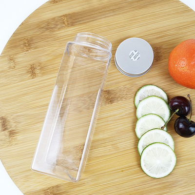 Las latas plásticas herméticas del almacenamiento del cuadrado de la comida para las bebidas riegan el jugo