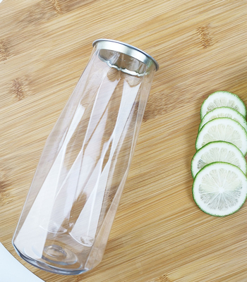 Tarros del envase de comida de la mercancía seca 0.5L con las tapas rápidas Diamond Shape