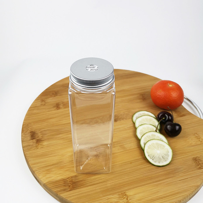 Las bebidas de las botellas de agua 0.5L del PLA del cuadrado riegan a Juice Leakproof