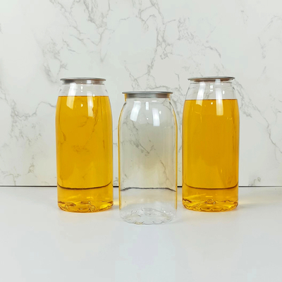 500ml ACARICIAN los contenedores de almacenamiento plásticos para almacenar el jugo planchado en frío de la leche del té
