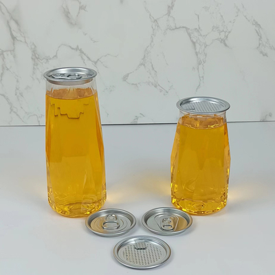 el plástico transparente del ANIMAL DOMÉSTICO 500ml embotella la harina de Diamond Shape For Storing Cereal