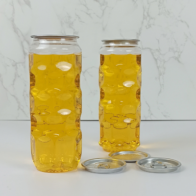 Botellas de almacenamiento de plástico PET de 500 ml: ligeras, herméticas y reutilizables para almacenar té, leche, jugos y bebidas caseras