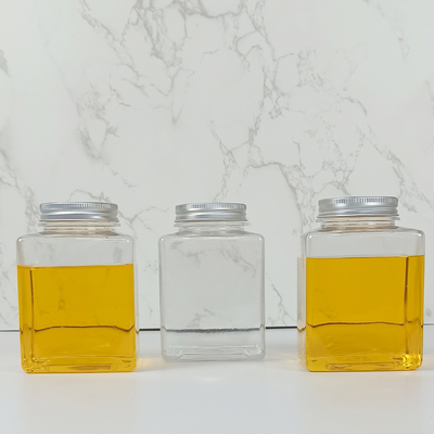 Envases de plástico transparente de PET de 500 ml con tapa