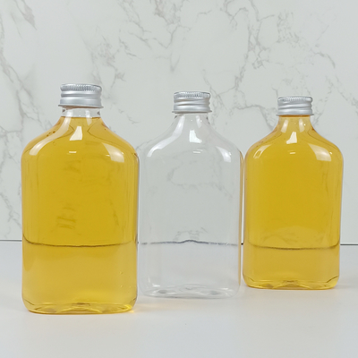 el tapón de tuerca 350ml sacude el ANIMAL DOMÉSTICO claro Juice Bottles With Caps plástico