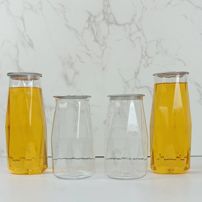 Los bocados las tapas de Juice Storage Container With Snap de 0,5 litros ACARICIAN los tarros del almacenamiento