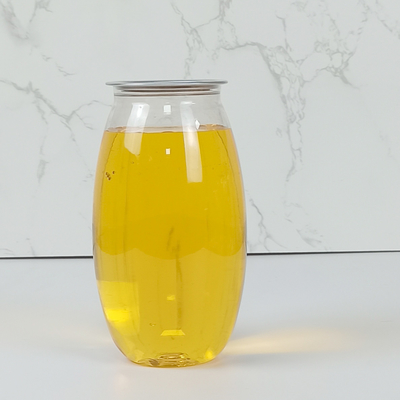 Olive Shape Juice Plastic Storage embotella los tarros del envase del ANIMAL DOMÉSTICO del claro 500ml