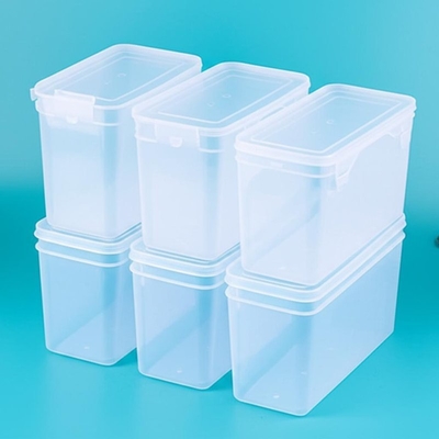 Botellas de contenedores de plástico de material de PP simple y duradero para almacenamiento organizado
